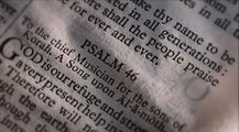 The seventh clue: Psalm 46 read during the preaching.